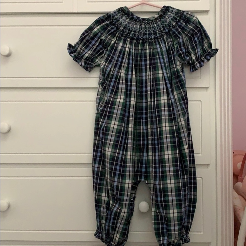 NWOT Southern Smocked Company Long Smocked Bubble